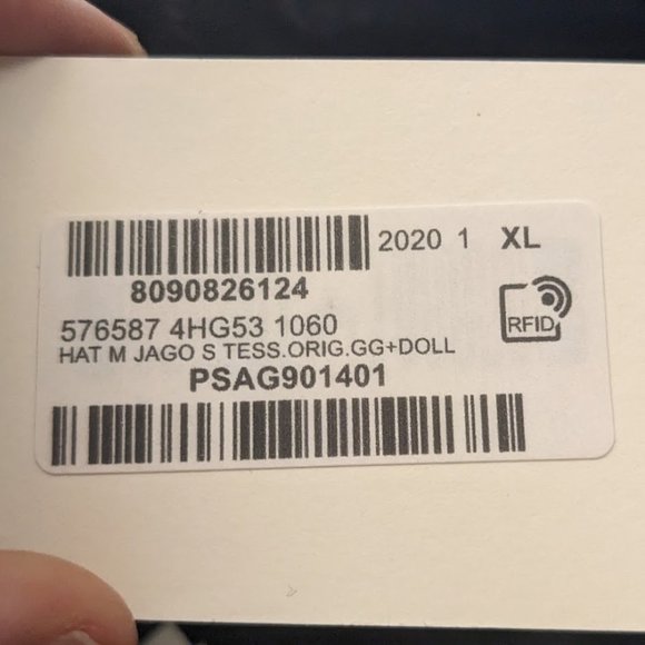 Gucci Black Canvas GG Supreme Bucket Hat NWT - Picture 3 of 3